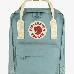 Fjallraven Kånken Backpack in Light Blue and Cream